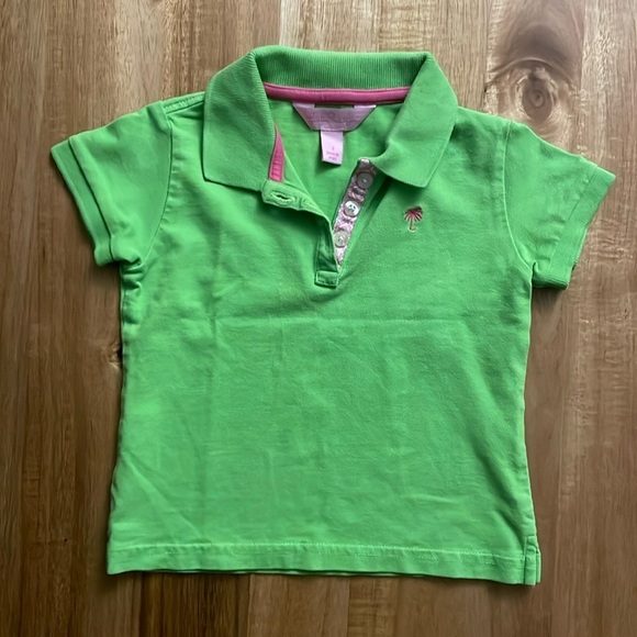 Lilly Pulitzer Other - Lilly Pulitzer Green Polo, 3T